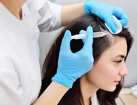 Scalp injection for hair restoration